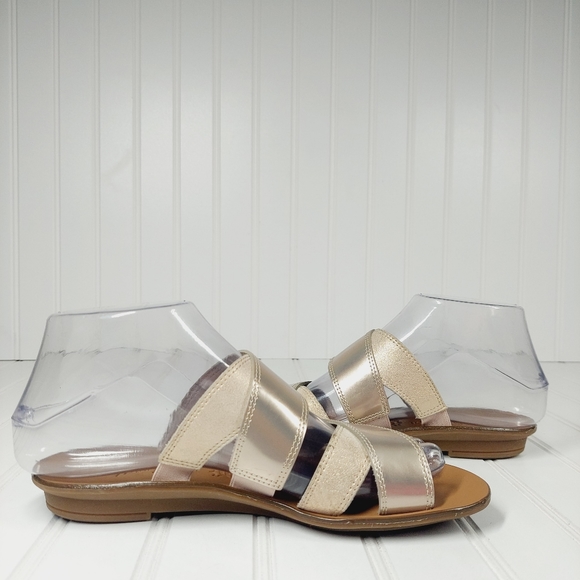 NEW PAUL GREEN Slip On Leather Sandals - Picture 7 of 13